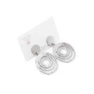 ARETES ZO13076E PLATEADO Acero Inoxidable G39