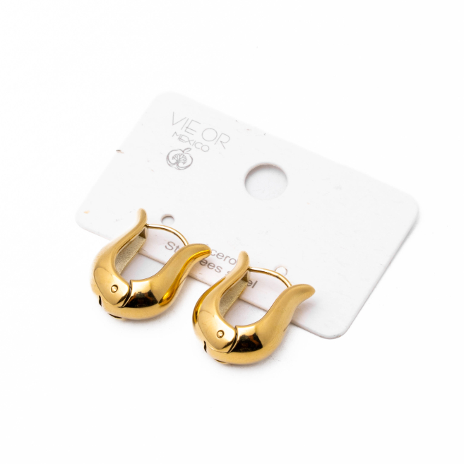 ARETES ZO11153E/15MM/200 DORADO Acero Inoxidable F29