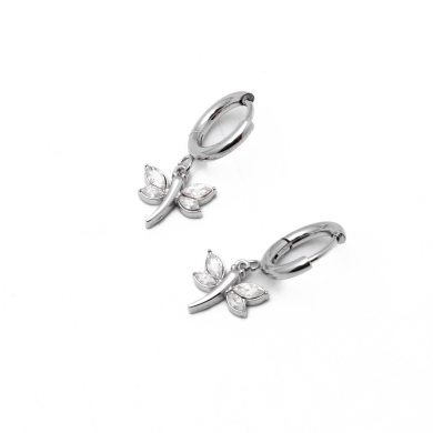 ARETES ZO9971E200 PLATEADO Acero Inoxidable G23