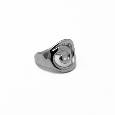 Anillo Y00959 Plateado Acero Inoxidable A48
