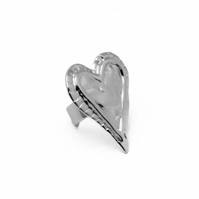 Anillo Y00889 Plateado Acero Inoxidable 2A54