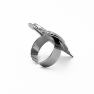 Anillo Y00889 Plateado Acero Inoxidable 2A54