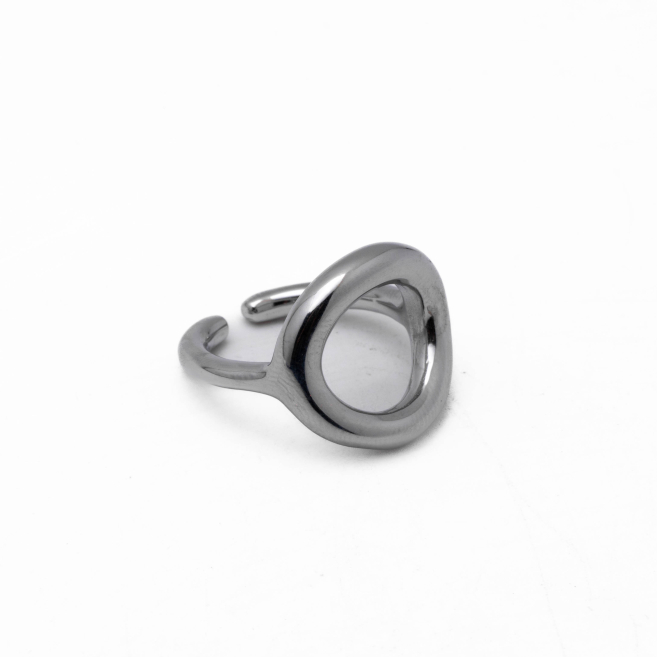 Anillo Y00910 Plateado Acero Inoxidable A25