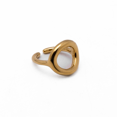 Anillo Y00910 Dorado Acero Inoxidable A25