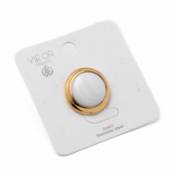 Anillo Y00848 Dorado Acero Inoxidable 2A55