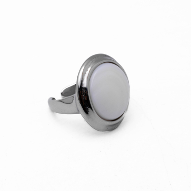 Anillo Y00848 Plateado Acero Inoxidable 2A55