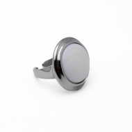 Anillo Y00848 Plateado Acero Inoxidable 2A55