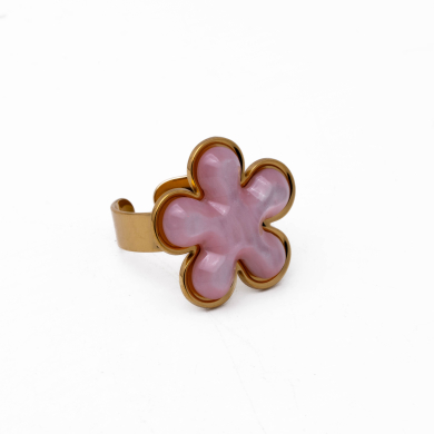 Anillo Y00851 Rosa Acero Inoxidable 2A55