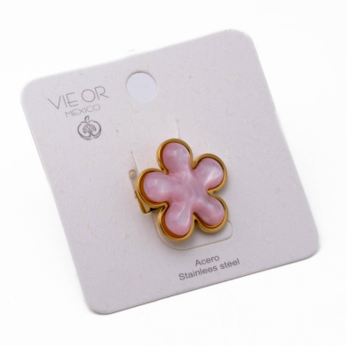 Anillo Y00851 Rosa Acero Inoxidable 2A55