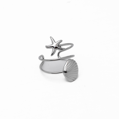 Anillo Y00911 Plateado Acero Inoxidable A44