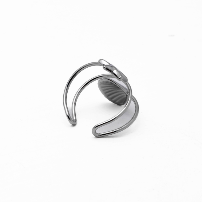 Anillo Y00911 Plateado Acero Inoxidable A44