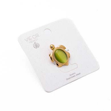 Anillo Y00891 Verde Acero Inoxidable 2A31