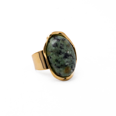 Anillo Y01001 Verde Acero Inoxidable 2A26