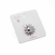Anillo Y00879 Plateado Acero Inoxidable 2A52