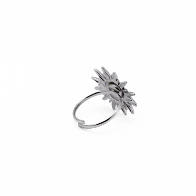 Anillo Y00879 Plateado Acero Inoxidable 2A52