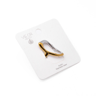 Anillo Y00871 Bicolor Acero Inoxidable A25