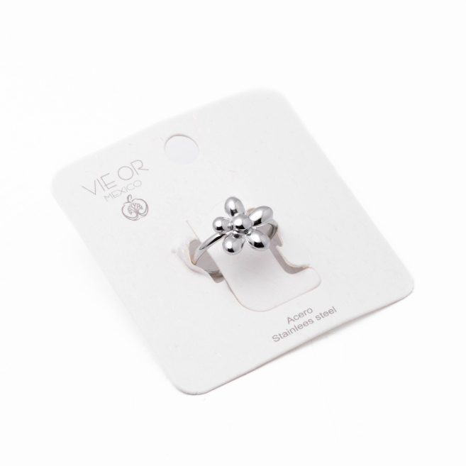 Anillo Y00878 Plateado Acero Inoxidable 2A11