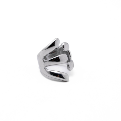 Anillo Y00857 Plateado Acero Inoxidable 2A58