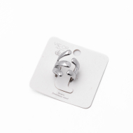 Anillo Y00857 Plateado Acero Inoxidable 2A58