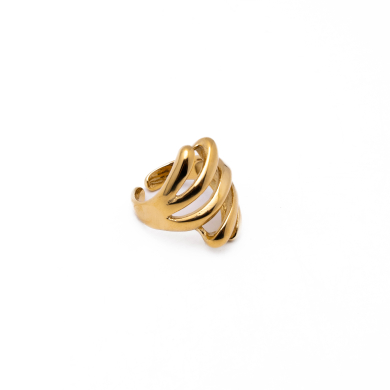 Anillo Y01010 Dorado Acero Inoxidable 2A510