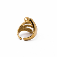 Anillo Y01010 Dorado Acero Inoxidable 2A510