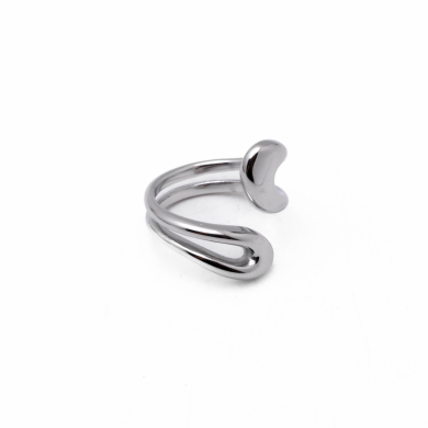 Anillo Y00953 Plateado Acero Inoxidable 2A43