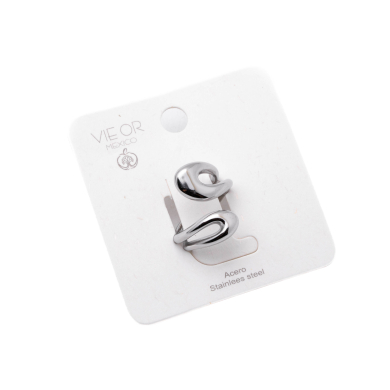 Anillo Y00953 Plateado Acero Inoxidable 2A43