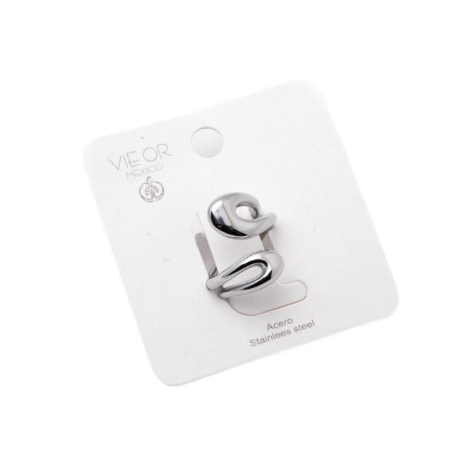 Anillo Y00953 Plateado Acero Inoxidable 2A43