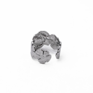 Anillo Y00888 Plateado Acero Inoxidable 2A37
