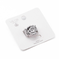 Anillo Y00888 Plateado Acero Inoxidable 2A37