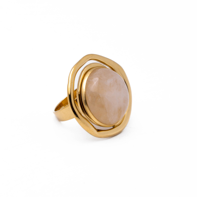 Anillo Y00999 Blanco Acero Inoxidable A38