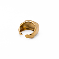 Anillo Y00846 Negro Acero Inoxidable 2A45