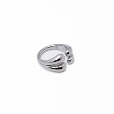 Anillo Y00956 Plateado Acero Inoxidable 2A34