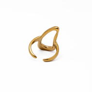 Anillo Y00871 Dorado Acero Inoxidable A25