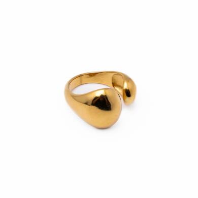 Anillo Y00954 Dorado Acero Inoxidable 2A34