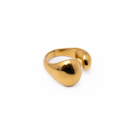 Anillo Y00954 Dorado Acero Inoxidable 2A34
