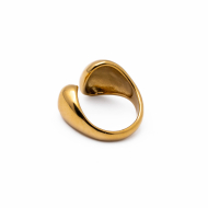 Anillo Y00954 Dorado Acero Inoxidable 2A34