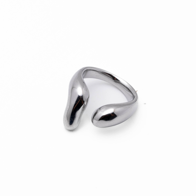 Anillo Y00884 Plateado Acero Inoxidable 2A34