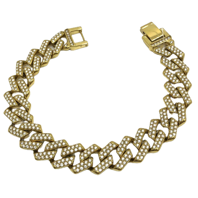 PULSERA ZO15134B PLATEADO Acero Inoxidable 2D15