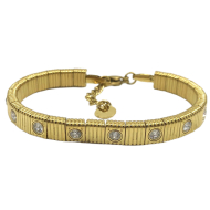 PULSERA ZO15170B VERDE DORADO Acero Inoxidable 2C58