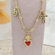 COLLAR ZO12508N DORADO Acero Inoxidable 2D48