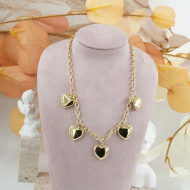 COLLAR ZO12289N DORADO Acero Inoxidable 2D310