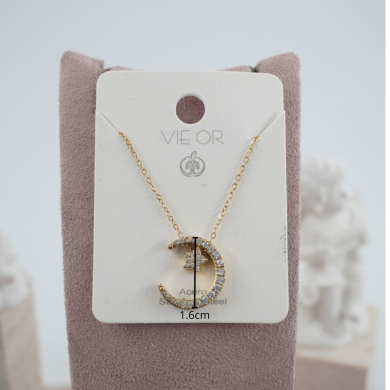 COLLAR ZO11668N DORADO Acero Inoxidable 2D31