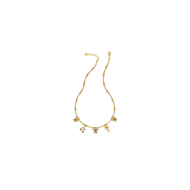 COLLAR ZO15759N DORADO Acero Inoxidable 2D34