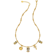 COLLAR ZO15757N DORADO Acero Inoxidable 2D34
