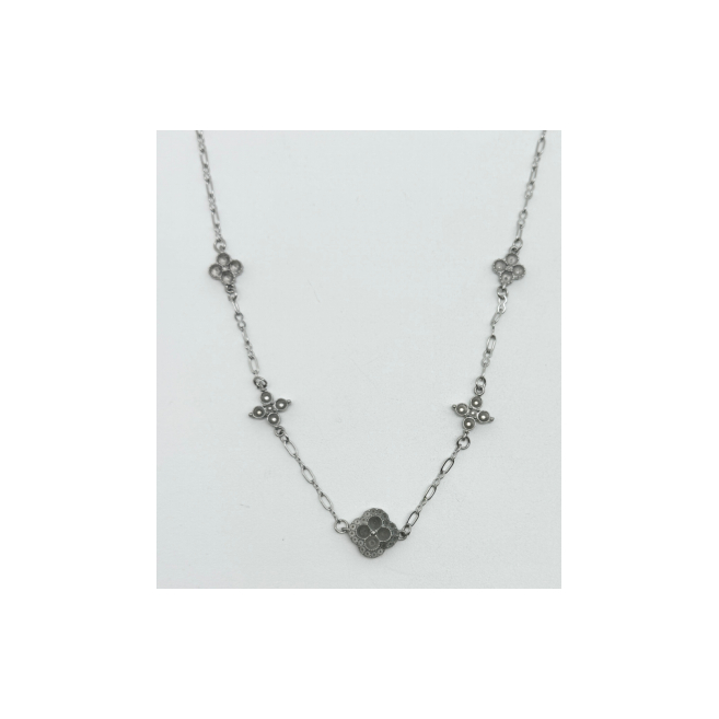 COLLAR ZO15890N PLATEADO Acero Inoxidable E32