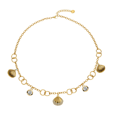 COLLAR ZO15741N DORADO Acero Inoxidable 2D27