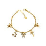 PULSERA ZO15760B DORADO Acero Inoxidable 2B44