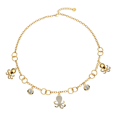 COLLAR ZO15739N PLATEADO Acero Inoxidable 2B44