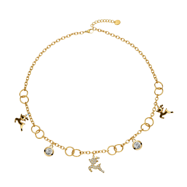 COLLAR ZO15751N DORADO Acero Inoxidable 2D27